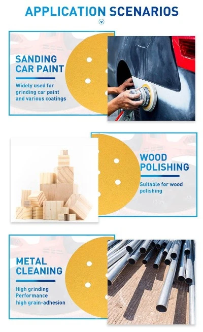 Dry Gold sandpaper velcro disc Dry Gold sandpaper velcro disc