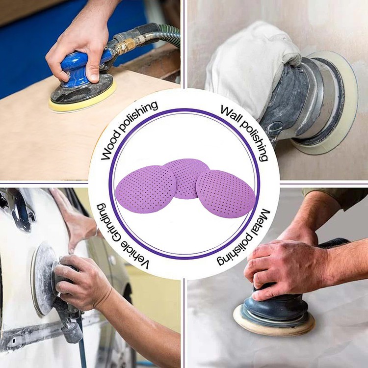 hook and loop purple dry sandpaper disc hook and loop purple dry sandpaper disc