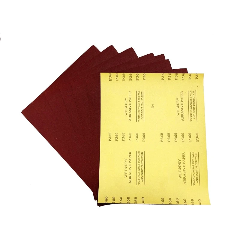 Red Waterproof Sandpaper factory