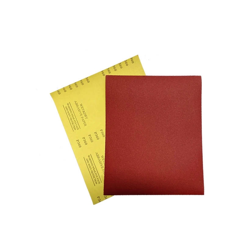 Red Waterproof Sandpaper